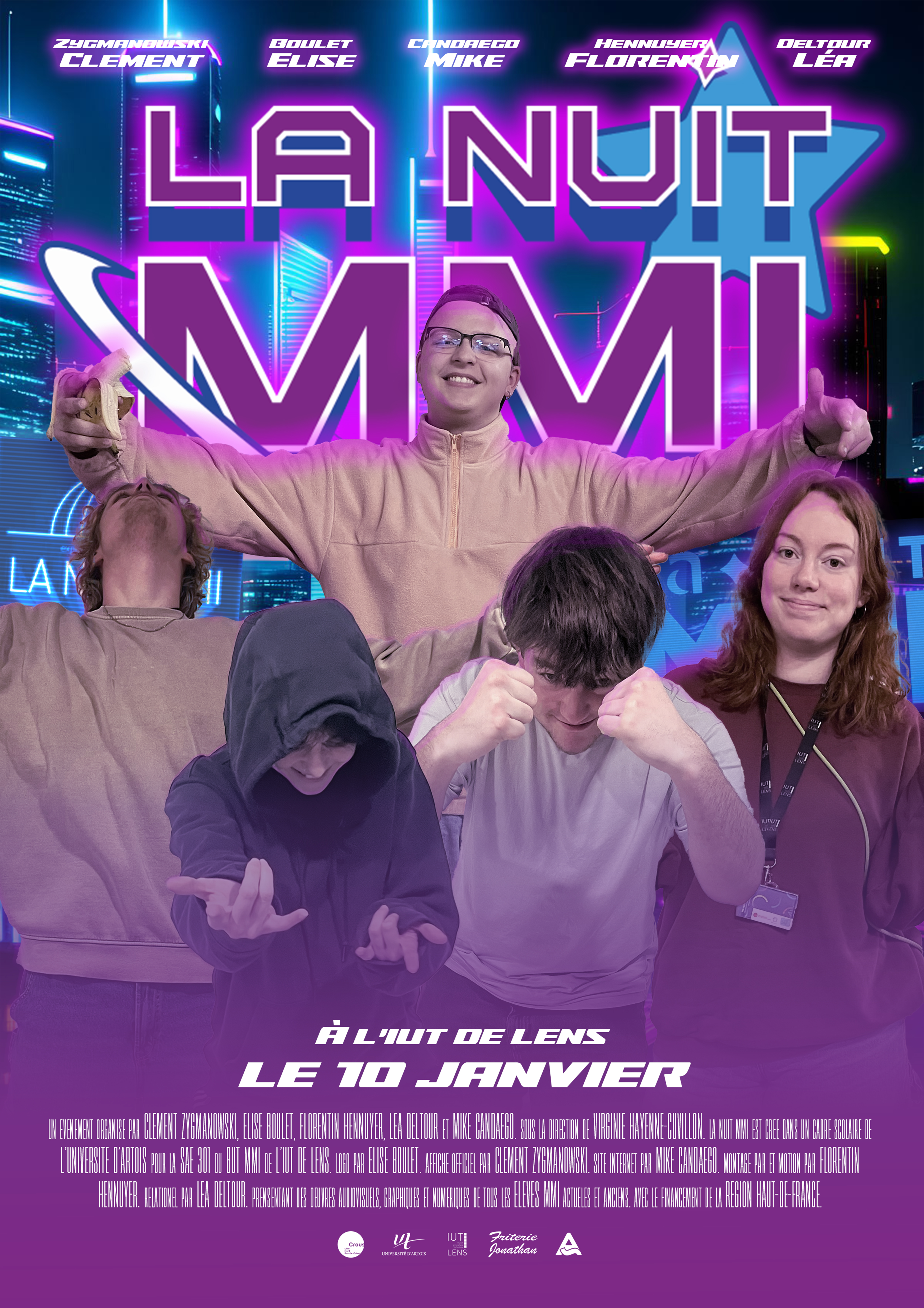 La Nuit MMI (Cinematic poster)